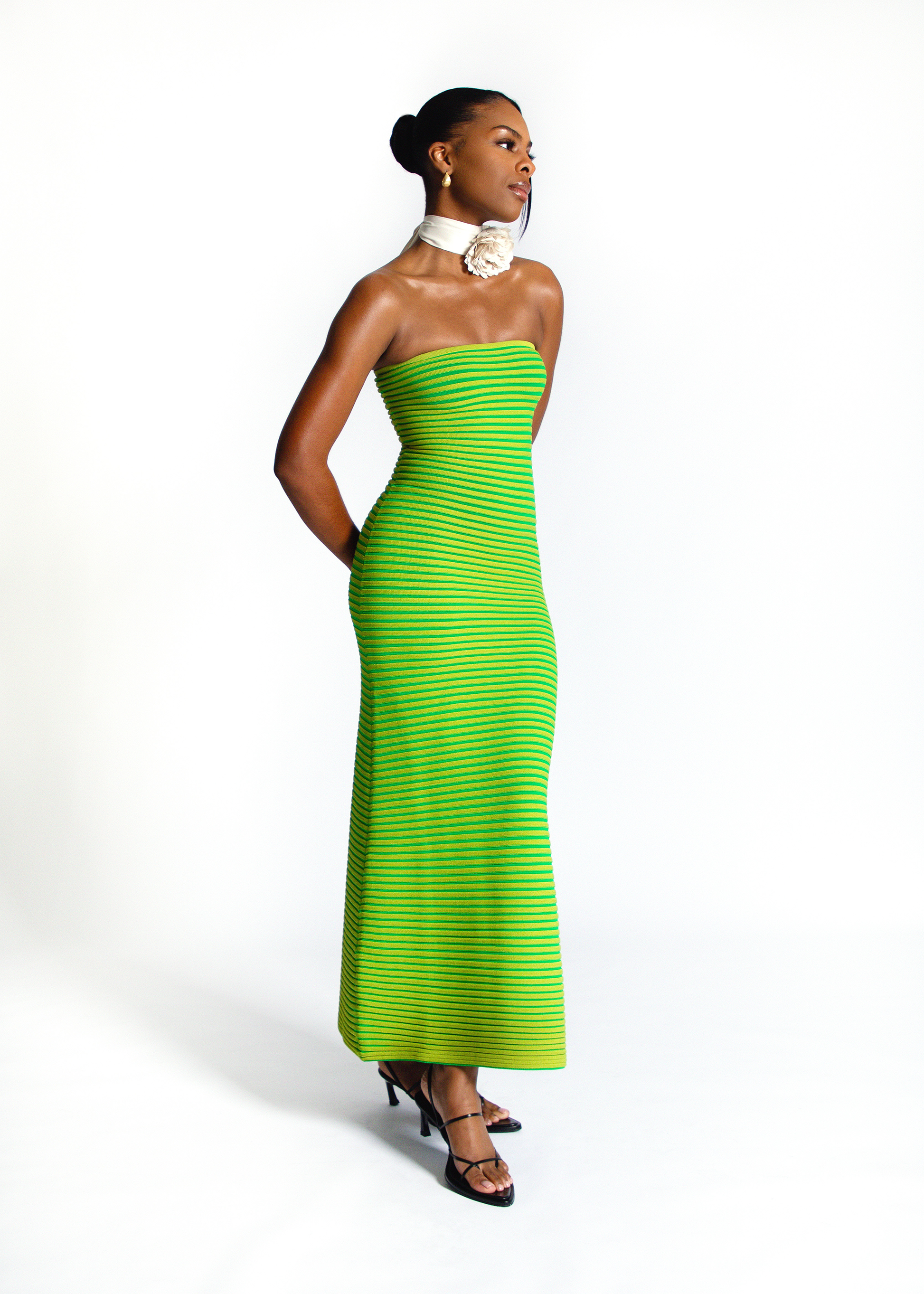 Tonal Knit Maxi Dress